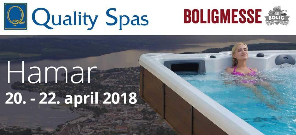 Massasjebad på Boligmessen på Hamar 20-22 april 2018