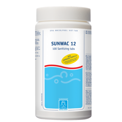 SunWac 12, Spabade > 1000L (Klortabletter-hurtigoppløslige)