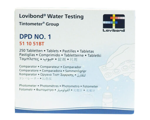 Test tabletter DPD NO. 1 (photometer) brett á 10 stk.